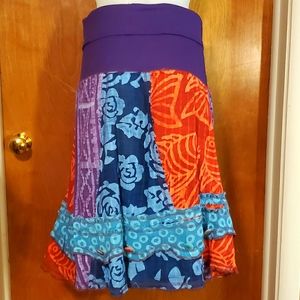 Under the Sun hand-painted fair trade skirt